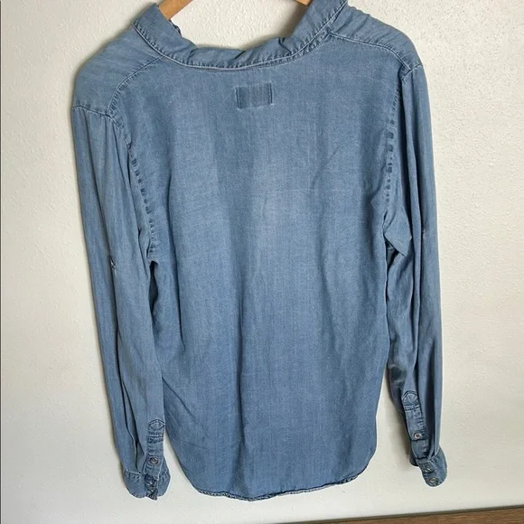 Cotton On Light Blue Chambray Shirt - Picture 4 of 4